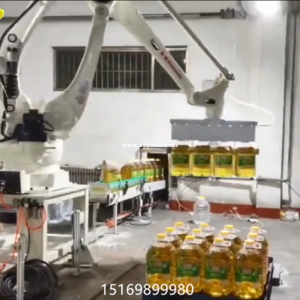 码垛机器人在食用油桶码垛中的实际应用